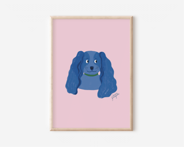 Le chien bleu